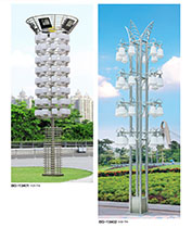 园柱型多头广场LED不锈钢糖心APP下载汅API免费新版下载入口