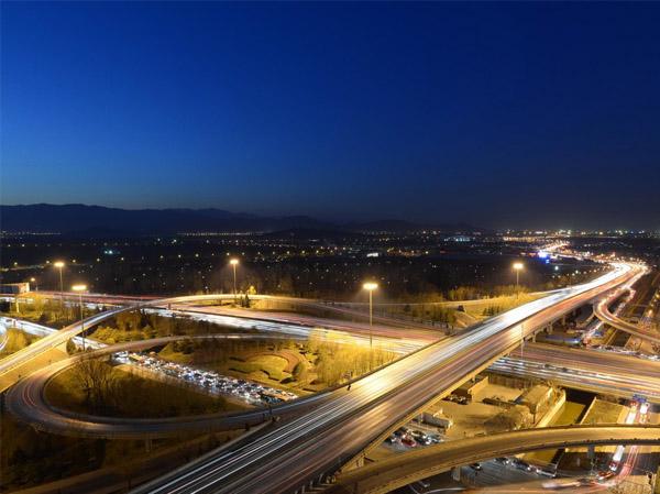 糖心视频APP污污污应用于道路立交桥照明效果图