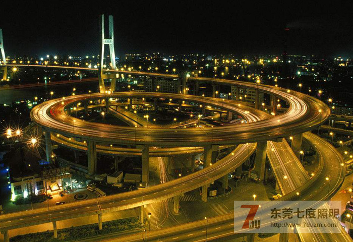 城市高架立交桥照明-糖心视频黄色入口照明方式