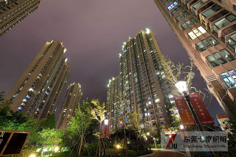 东莞糖心VLOG污APP照明小区庭院灯照明效果图片