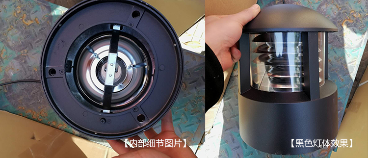 糖心VLOG污APP照明广场圆顶矮柱草坪灯生产实拍图片