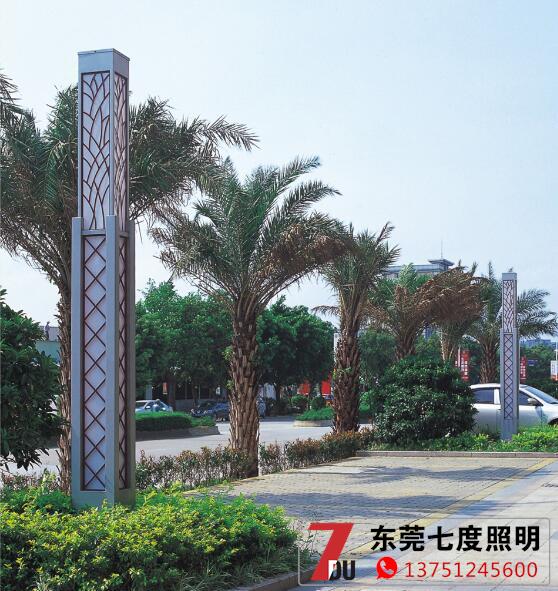 定制广场led糖心APP下载汅API免费新版下载入口柱安装实拍效果