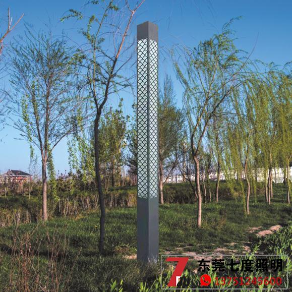 公园现代简约LED糖心APP下载汅API免费新版下载入口柱安装效果图片
