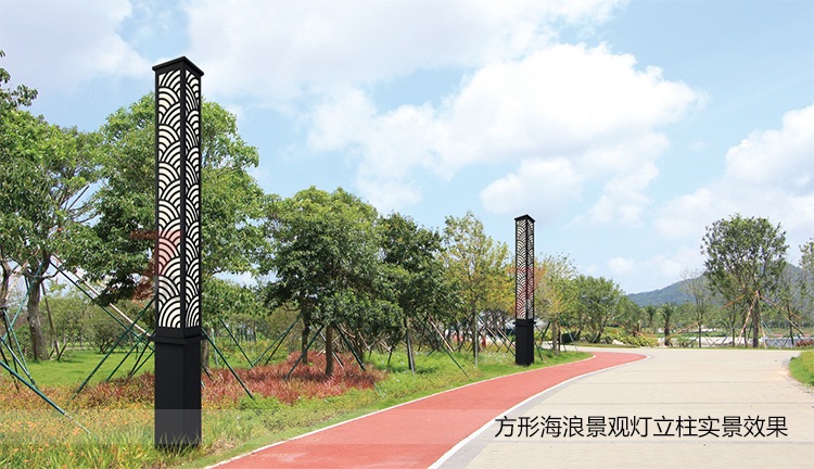 (QDJGDZ-022)园林方形海浪款糖心APP下载汅API免费新版下载入口柱应用实景效果