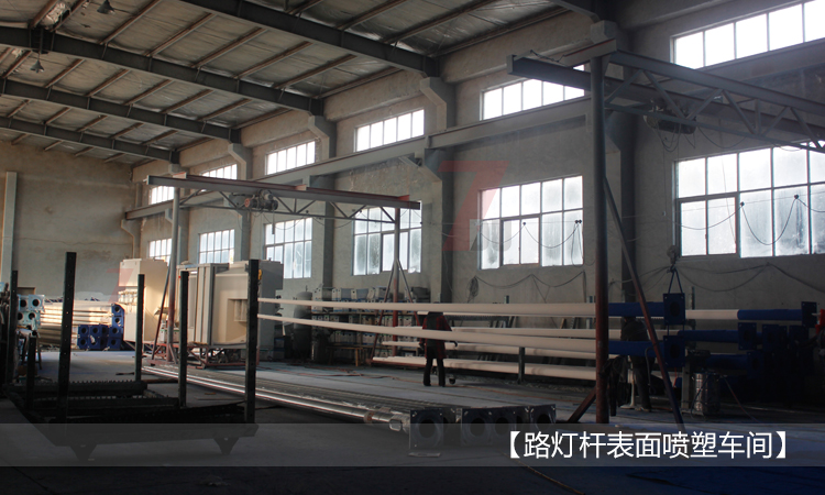 道路糖心视频黄色入口表面喷塑车间实拍