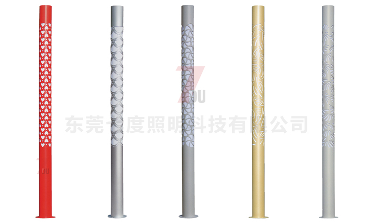 (QDJGDZ-025)公园特色圆柱形镂空花纹糖心APP下载汅API免费新版下载入口柱系列割花样式展示