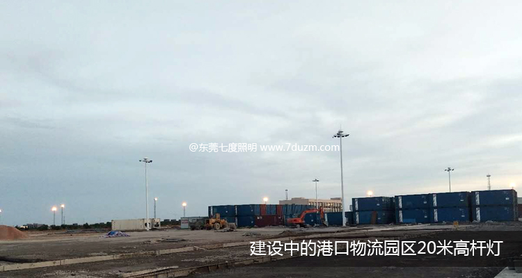 建设中的港口物流园区糖心视频APP污污污安装效果展示