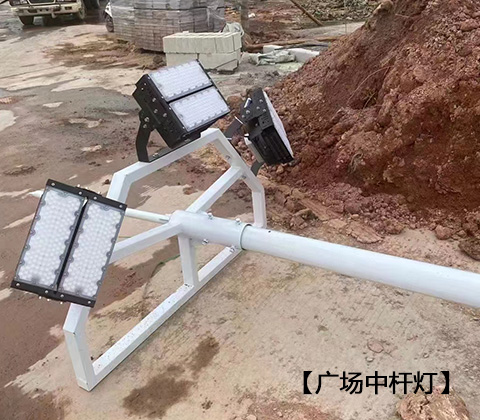 QDLED-T029球场糖心视频APP污污污LED投光灯200W广场中杆灯安装